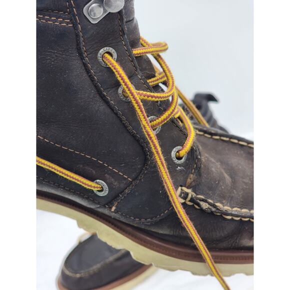 Sperry Top Sider Shoes Boot Mens 13M Non Marking Leather High Top Ankle Nautical - Picture 8 of 16